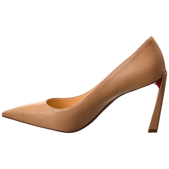 NIB Christian Louboutin Condora Nude 85 Leather Pump, EU 39, #1230562, Retired - Picture 2 of 14